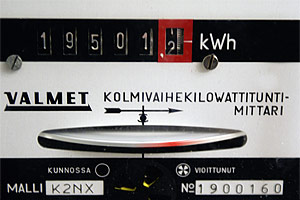 Mittarilukema.
